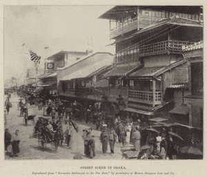Scène de rue à Osaka - English Photographer