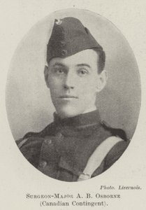 Chirurgien-major A B Osborne, contingent canadien - English Photographer