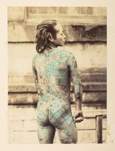 Betto tatoué, Japon