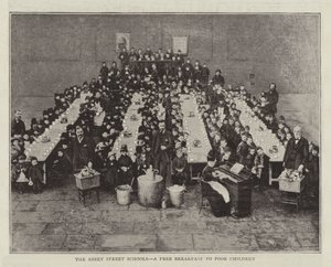 Les écoles de Abbey Street, un petit-déjeuner gratuit pour les enfants pauvres - English Photographer