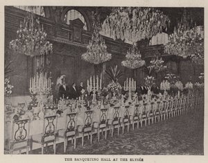 La salle de banquet à l