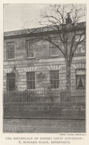 Le lieu de naissance de Robert Louis Stevenson, 8, Howard Place, Édimbourg - English Photographer