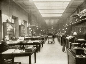 La salle des estampes du British Museum, c.1900, de 