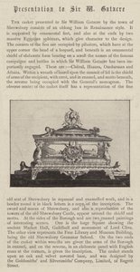 Le coffret présenté à Sir William Gatacre par la ville de Shrewsbury - English Photographer