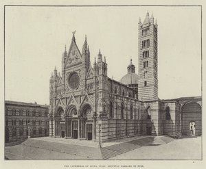 La cathédrale de Sienne, Italie, récemment endommagée par un incendie - English Photographer