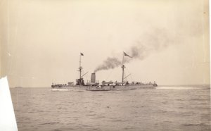 Le "Chih Yuan" en mer, vers 1886 - English Photographer
