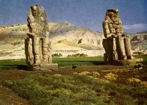 Les Colosses de Memnon, près de Thèbes, Égypte - English Photographer