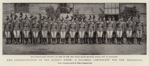 La commémoration du règne de la reine, un contingent colonial pour le défilé - English Photographer