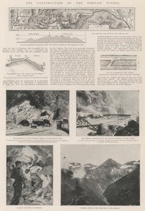 La construction du tunnel du Simplon
