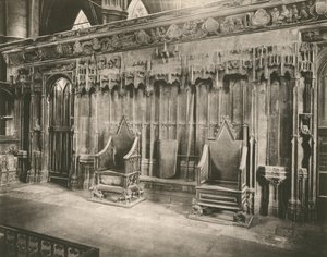 Les chaises du couronnement (photo n/b) - English Photographer