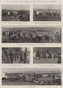 La revue du couronnement, scènes de la visite royale à Aldershot - English Photographer
