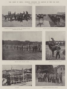 La crise en Chine, soldats prussiens pour le service en Extrême-Orient - English Photographer