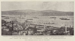 La Crise en Turquie, les Navires de Garde au Large de Constantinople - English Photographer