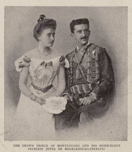 Le prince héritier du Monténégro et sa fiancée la princesse Jutta de Mecklembourg-Strelitz - English Photographer