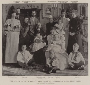 La tournée du tsar, une réunion de famille à Bernstorf, près de Copenhague - English Photographer