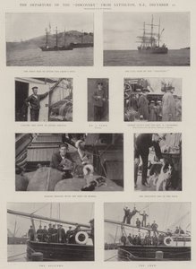 Le départ du Discovery de Lyttelton, Nouvelle-Zélande, 21 décembre - English Photographer
