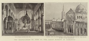 La destruction par le feu de la grande mosquée de Damas - English Photographer