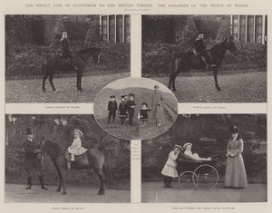La ligne directe de succession au trône britannique, les enfants du prince de Galles