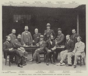 Le procès Dreyfus, quelques correspondants de presse et artistes à Rennes - English Photographer
