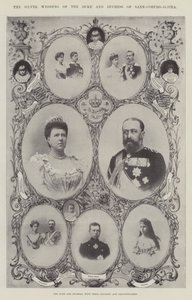 Le duc et la duchesse de Saxe-Cobourg-Gotha, avec leurs enfants et petits-enfants - English Photographer