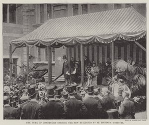 Le duc de Connaught inaugurant les nouveaux bâtiments de l