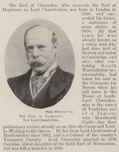 Le comte de Clarendon, nouveau Lord Chambellan - English Photographer