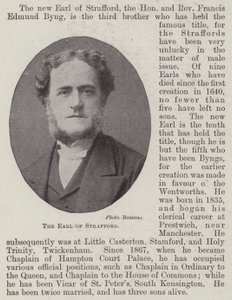 Le comte de Strafford - English Photographer