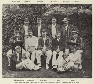 La fin de la saison de cricket, l