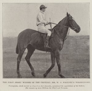 Le premier vainqueur du Derby du siècle, Volodyovski de M. W C Whitney