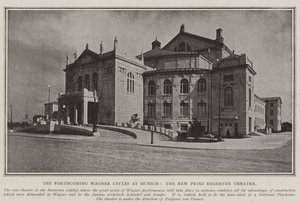 Les prochains cycles de Wagner à Munich, le nouveau théâtre Prinz Regenten - English Photographer
