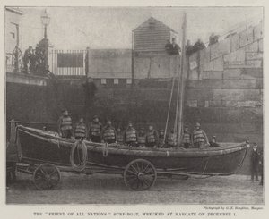 Le bateau de sauvetage 