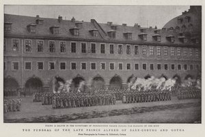 Les funérailles du feu prince Alfred de Saxe-Cobourg et Gotha - English Photographer