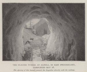 Le tunnel du glacier à Albula, en Suisse orientale, achevé le 28 mai - English Photographer
