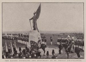 Le Kaiser dévoilant le monument à St Privat, Gravelotte - English Photographer