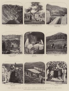 La visite du Kaiser en Terre Sainte, scènes d