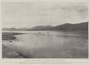 La croisière écossaise du roi, le yacht de Sa Majesté au large de Ballachulish - English Photographer