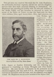 Feu Dr J Hopkinson - English Photographer