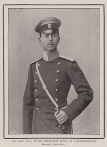 Feu SAR Alfred, prince héréditaire de Saxe-Cobourg-Gotha - English Photographer