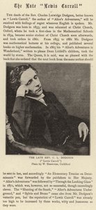 Le défunt Lewis Carroll - English Photographer