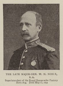 Le défunt Major-Général W H Noble, RA - English Photographer