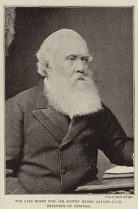 Feu le très honorable Sir Austen Henry Layard, GCB, explorateur de Ninive - English Photographer