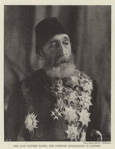 Feu Rustem Pacha, ambassadeur turc à Londres - English Photographer
