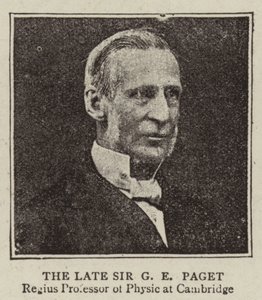 Le défunt Sir G E Paget