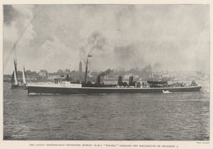 Le dernier incident de torpilleur, HMS Wizard, endommagé au large de Portsmouth le 5 décembre - English Photographer