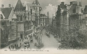 Les tribunaux et Fleet Street, Londres - English Photographer