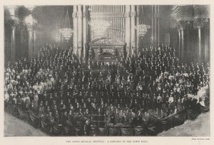 Le festival musical de Leeds, un concert dans la mairie