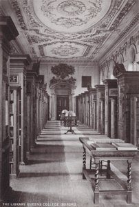 La bibliothèque du Queens College, Oxford - English Photographer