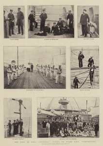 La perte du HMS Victoria, scènes à bord du HMS Camperdown