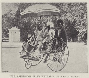 Le maharajah de Kapurthalla, au Pendjab - English Photographer