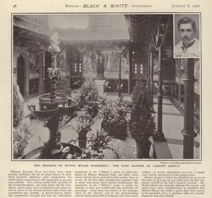 La résidence galloise du marquis de Bute : le jardin sur le toit du château de Cardiff - English Photographer